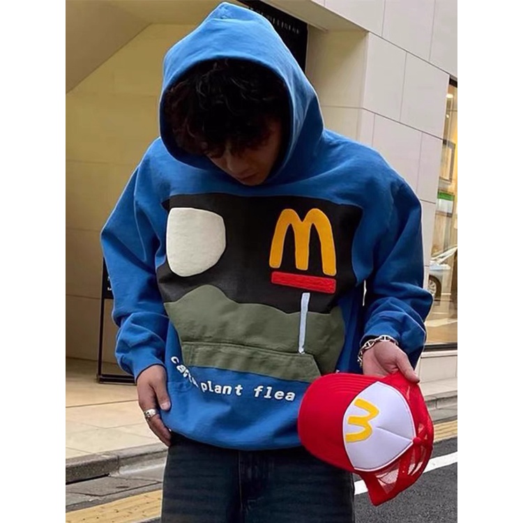 Drew House Cara Sonriente Sudaderas McDonald Espuma Impresion Sudadera Con Capucha Shopee Mexico