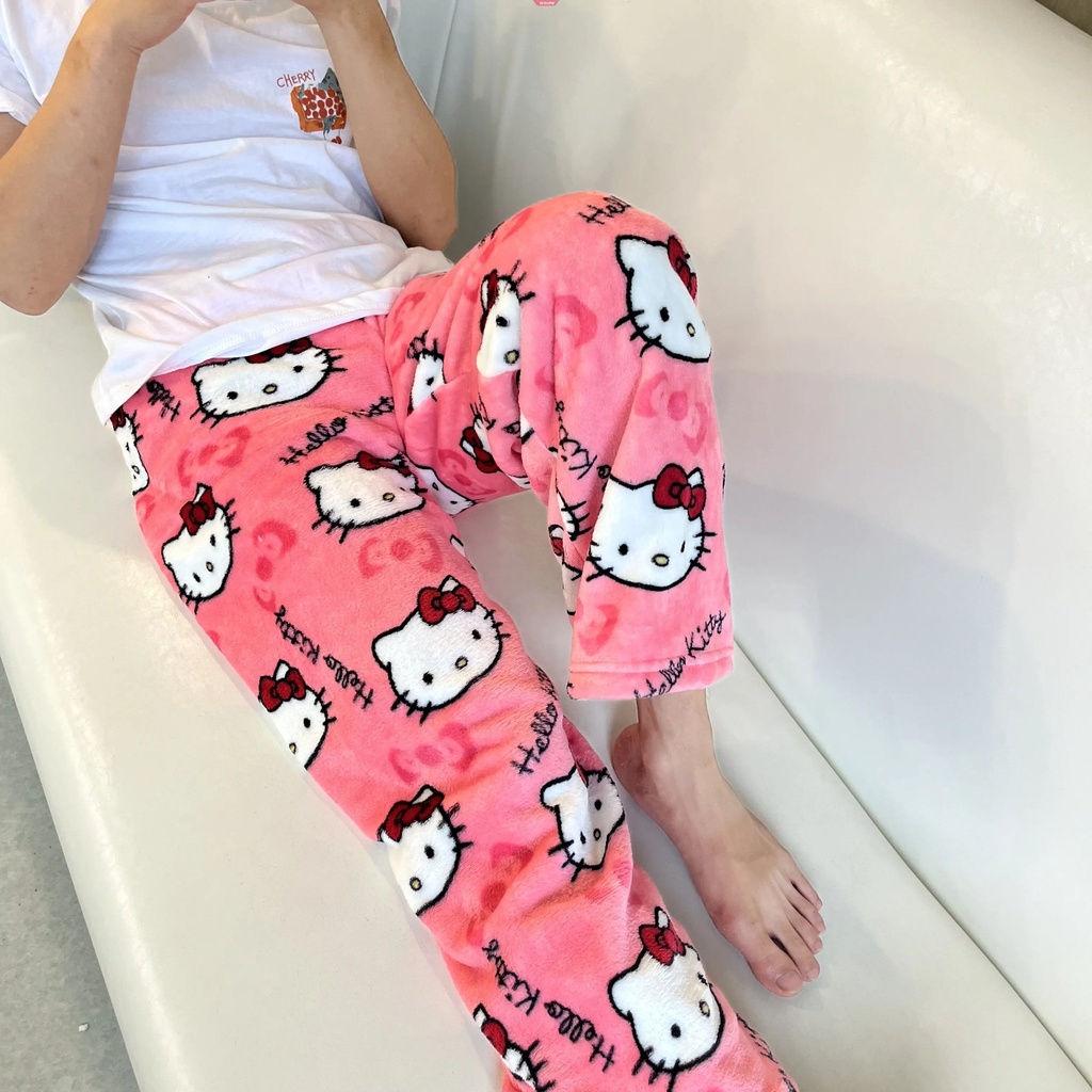 Pijama Kawaii Pijama Con Gorro Mujer Nuevo Sanrio Hello Kitty