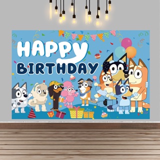 Decoracion Cumpleaños, Bluey Dog Feliz Cumpleaños Decoracion