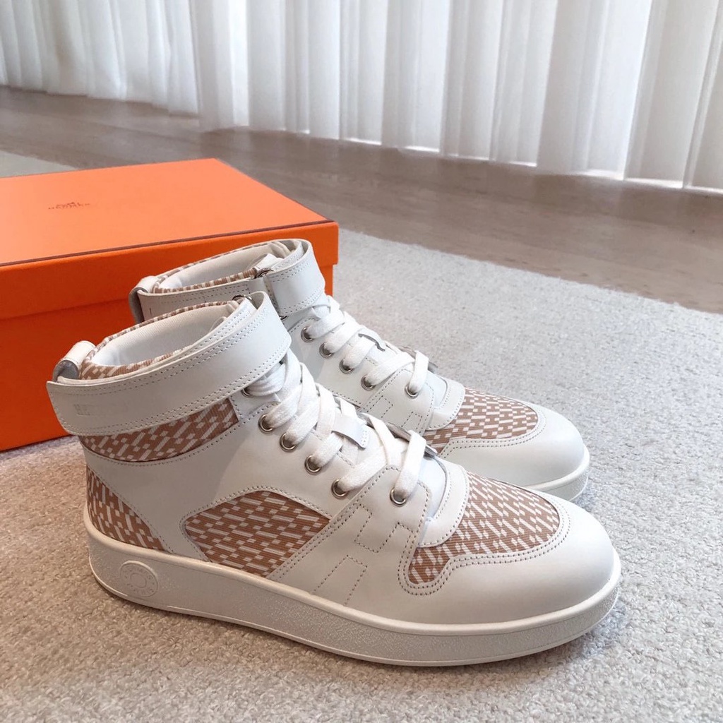 Zapatos De Mujer Unisex Hermes Estilo Pareja Zapatillas Casuales Talla 35