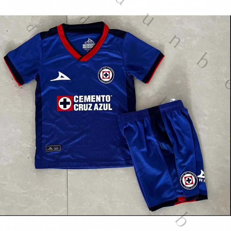 Conjunto De Jersey Infantil Cruz Azul 23 24 Edades 2 13 Shopee