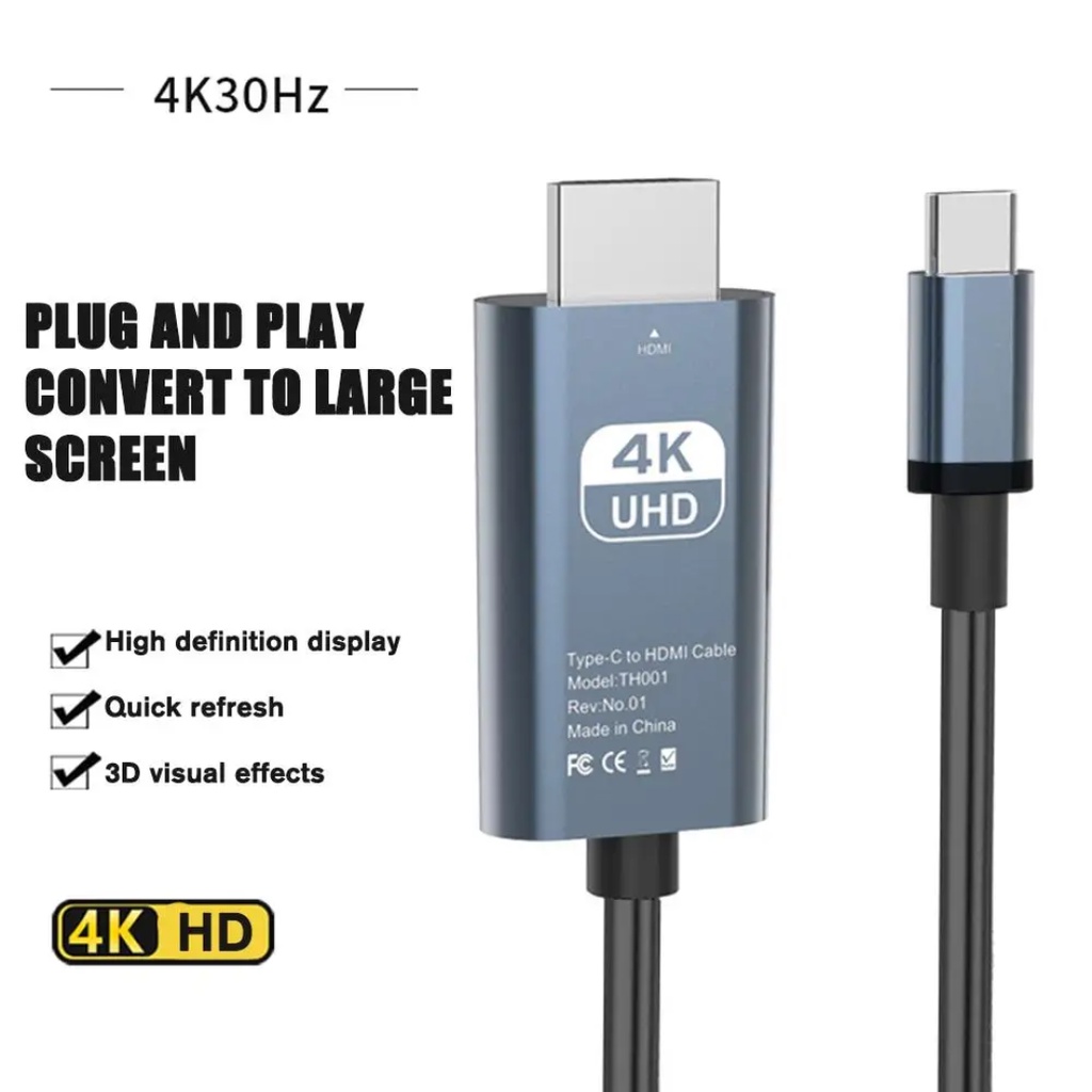 Conector HDMI macho expuesto