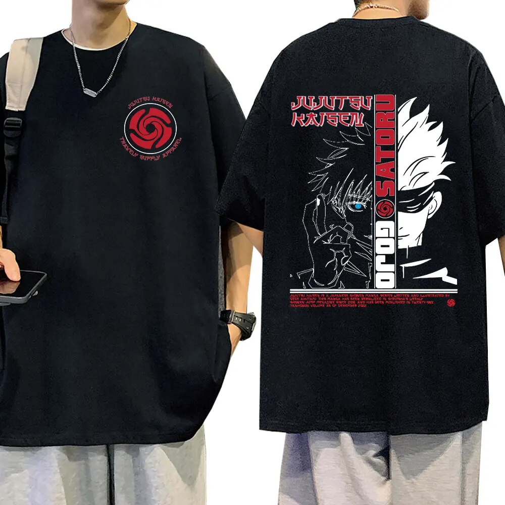 Anime Japonés Jujutsu Kaisen T Manga Gojo Satoru Yuji Itadori Camisetas