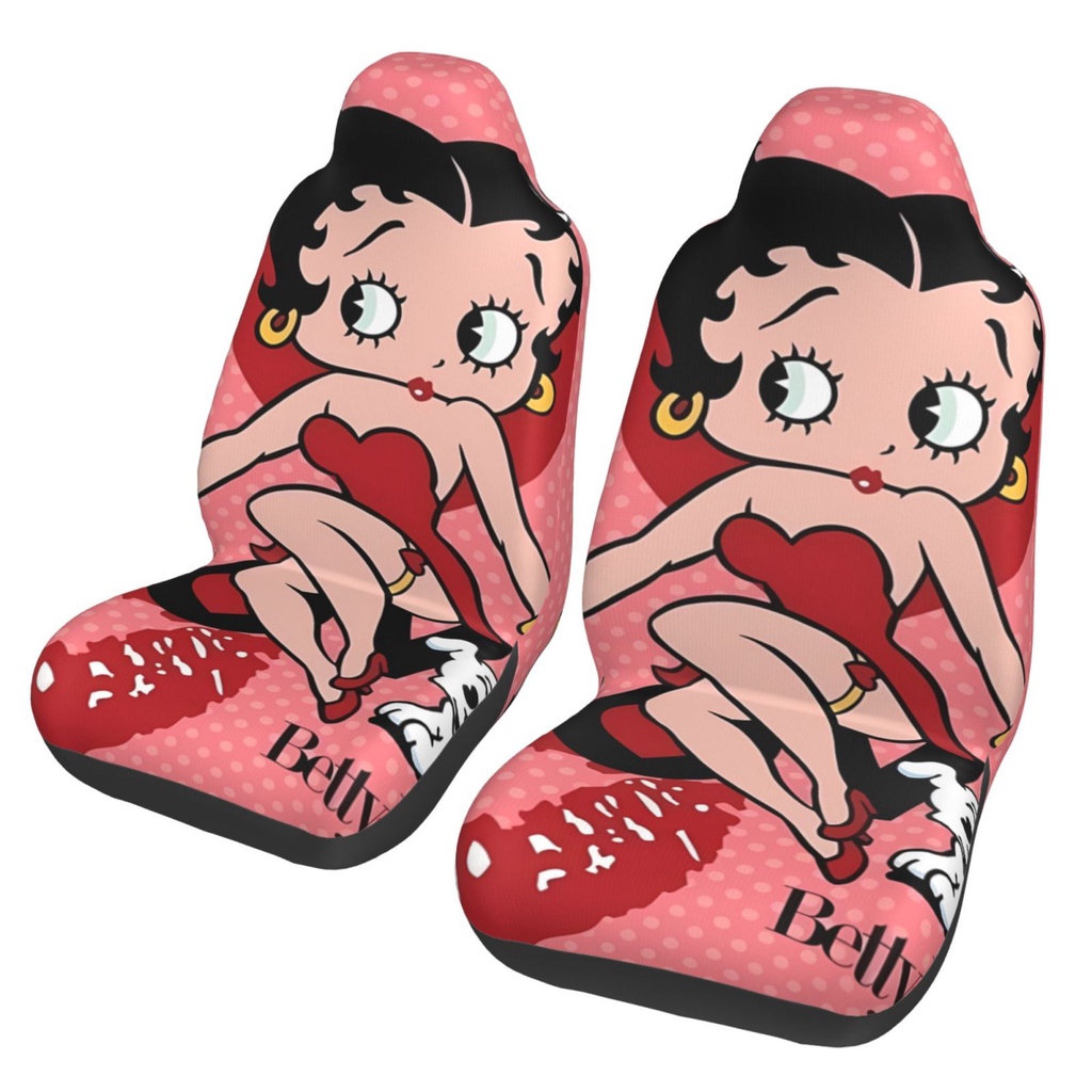 Betty Boop Funda Universal Para Asiento De Coche De Dibujos Animados  Transpirable Protectora Delantero Interior Del | Shopee México