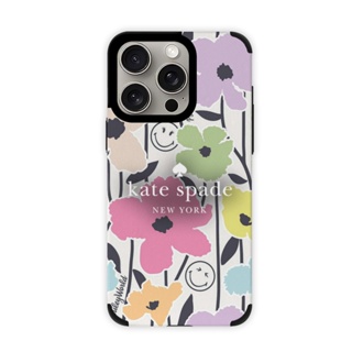 Funda dura protectora Kate Spade con MagSafe para el iPhone 14 Y el iPhone  13 - Gold Floral