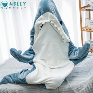 Manta de tiburón para adulto, manta de tiburón súper suave y acogedora  manta tipo capa con capucha, disfraz de tiburón, manta para siesta