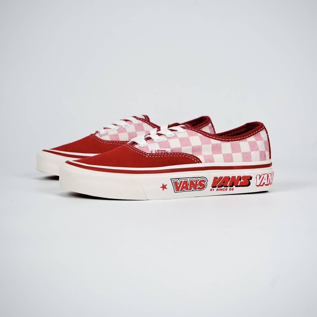 Van Autentico Rojo Rosa Tablero De Ajedrez Vintage Low Top Deportes Casuales Zapatos De Skateboarding ITIP Shopee Mexico