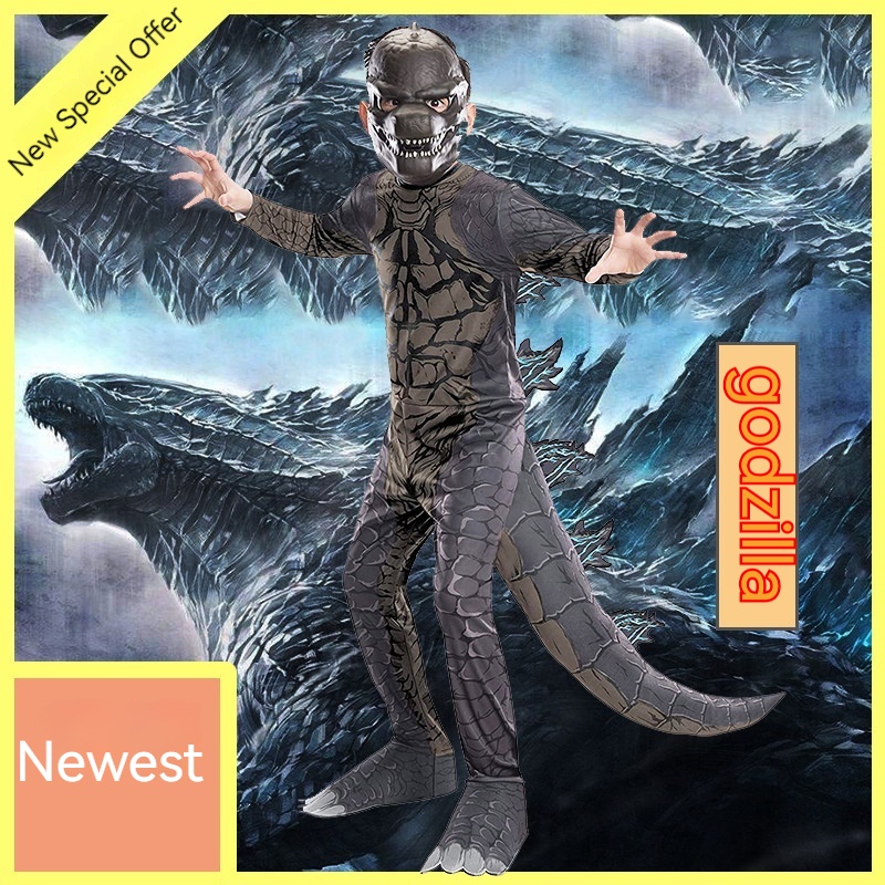 Godzilla Cos Disfraz Cosplay Godzilla Etapa Jumpsuit Muñeca Disfraz ...