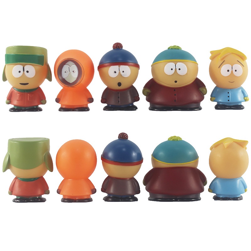 Lot De 5 Figurines South Park The Stick Of Truth - Cartman, Butters, Kyle, Kenny, Stan - Neuf Sans Emballage