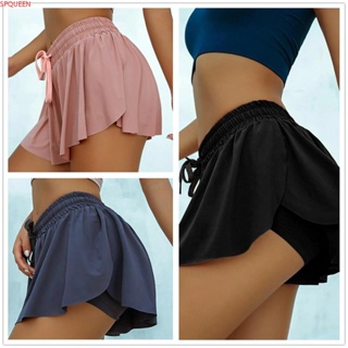 Pantalones deportivos para mujer con falda adjunta para gimnasio yoga baile  correr fitness