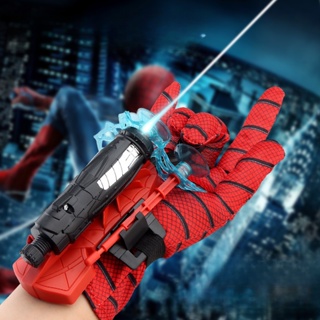 Spiderman Figura Juguete Niños Plástico Cosplay Guante Lanzador Conjunto  Héroe Juguetes Divertidos Niño Regalo