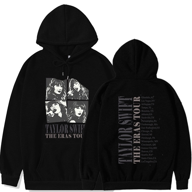 2023 nuevo taylor swift the eras tour concert merch hombres Mujeres sudadera con capucha diseno ayuda ropa misma unisex streetwear chamarra top
