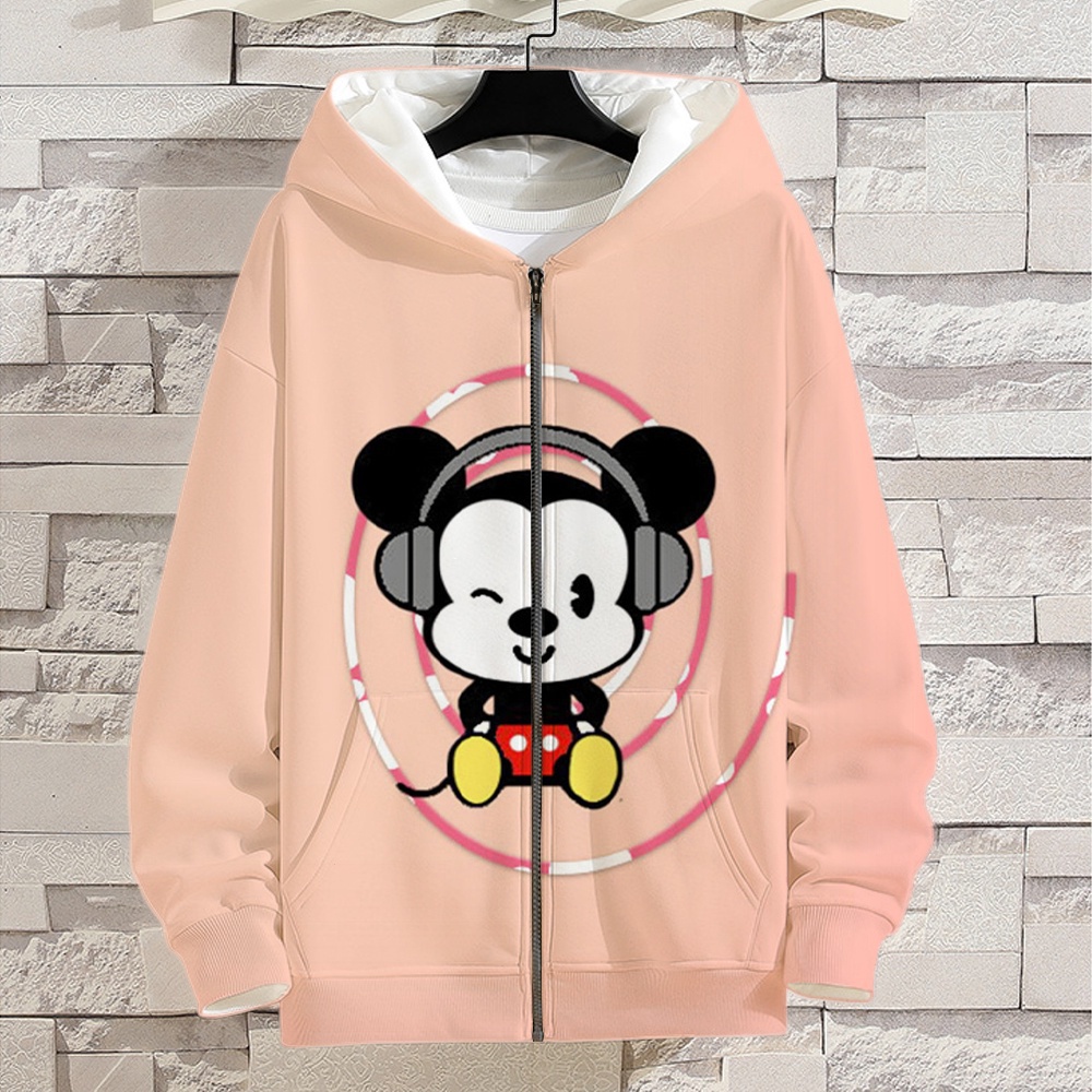 Disney Anime Sudadera Con Capucha Para Hombres Mickey Mouse Impresion Chamarra 3d Cremallera Moda Y Mujeres Deportes streetwear top CUVR Shopee Mexico