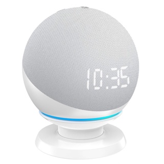 Bocina inteligente Echo Dot 5ta generación con reloj blanco