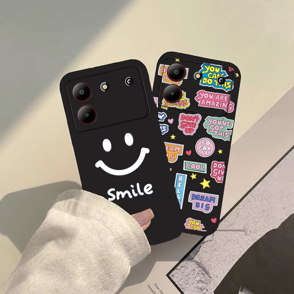 Funda Silicona Para Zte Blade A53 Pro Diseño Smile Dibujos con