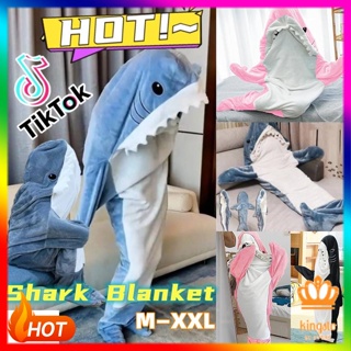  Manta de tiburón, manta de tiburón con capucha, manta de dormir  para el hogar, manta con forma de tiburón, saco de dormir suave con cola de  animal, manta de una pieza