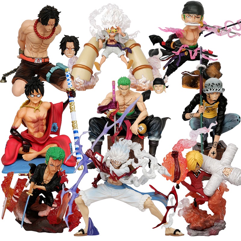 One Piece GK Monkey D Luffy Nika Sun God Gear 5 Roronoa Zoro Sanji Ace ...