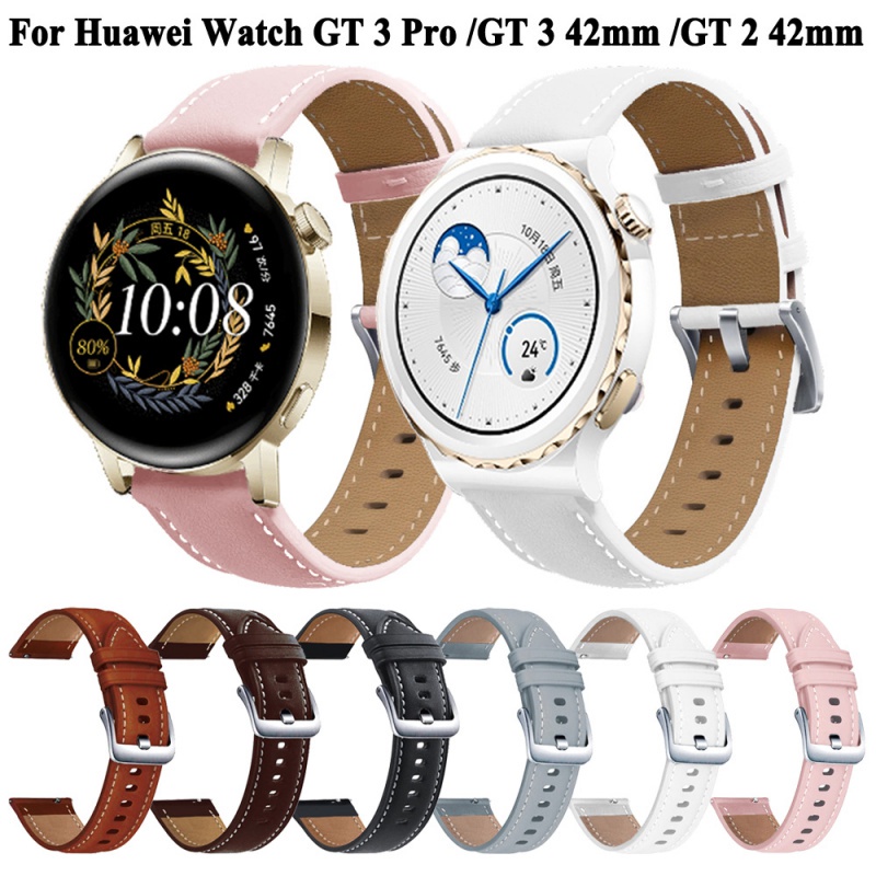 Correas de cuero para Huawei Watch GT 3 42mm