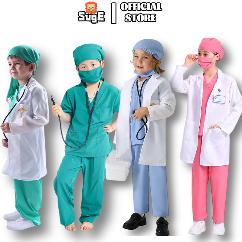 Traje de doctora para niñas hot sale