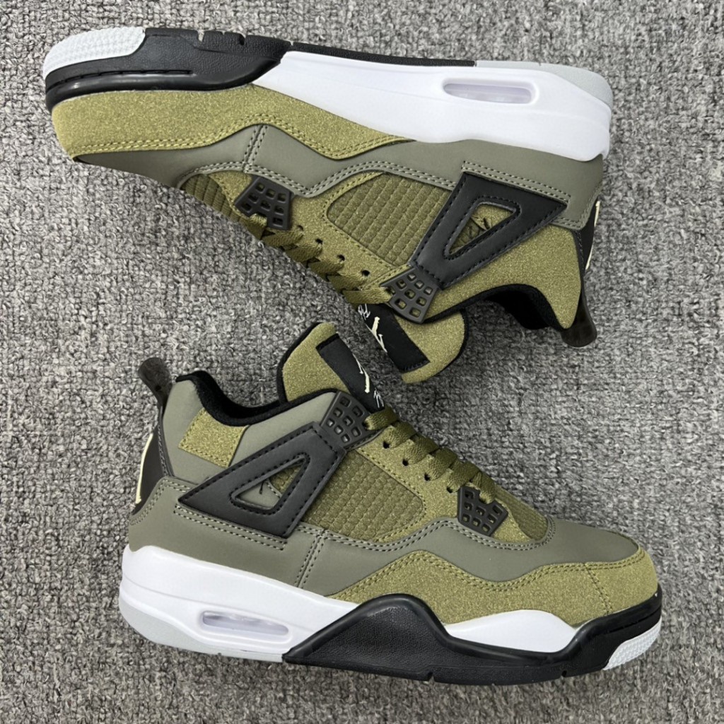 Jordan 4 verde discount militar