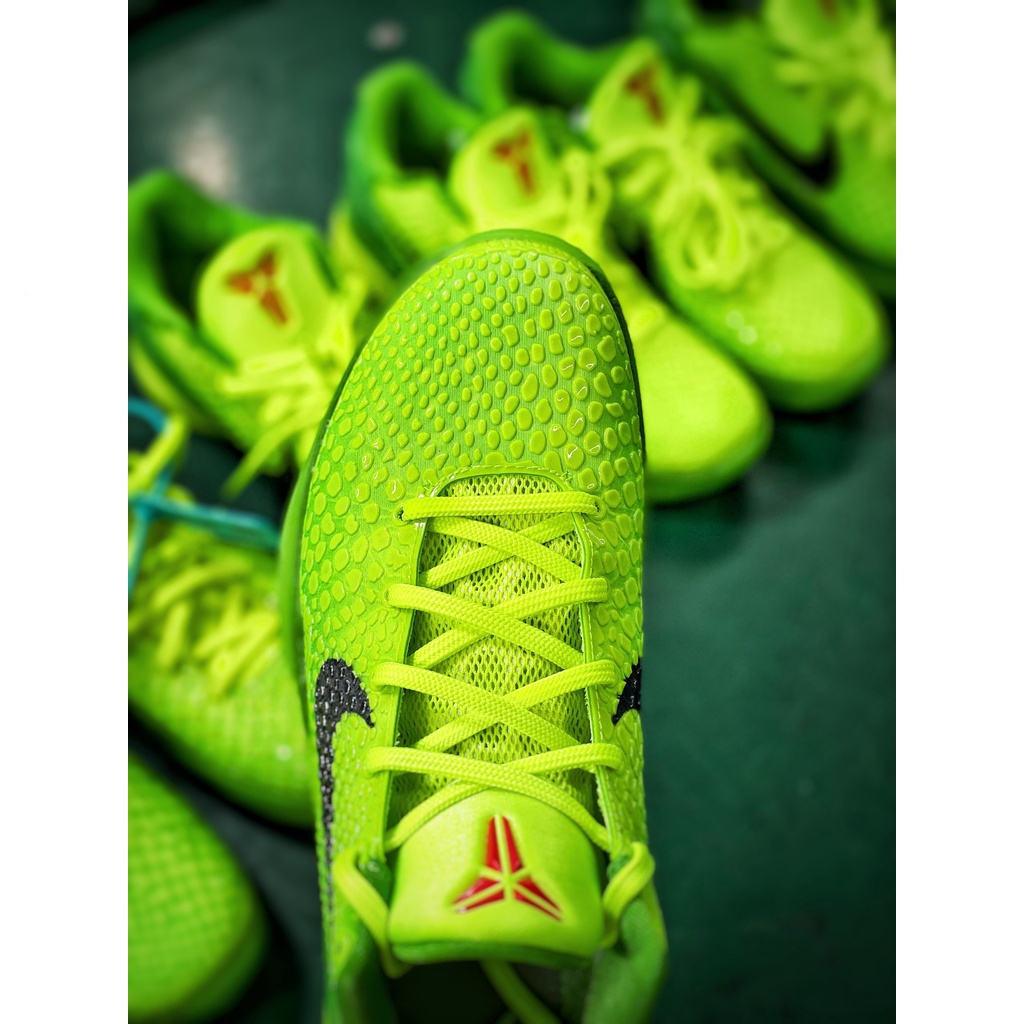 Regalos gratis version de Dios NK Zoom Kobe 6 Protro manzana verde Grinch zapatos deportivos de baloncesto WUFS Shopee Mexico