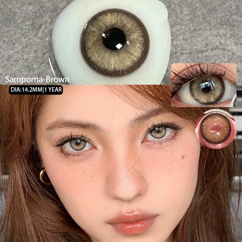 Lentes de contacto para ojos marrones hotsell