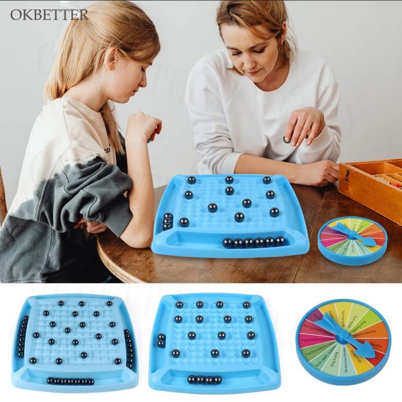 Juego de ajedrez magnético, juego de mesa magnético, juego de estrategia de  rompecabezas, juego de imán, juegos de mesa familiares, juego de imanes de  mesa, regalo de Navidad para niños adultos