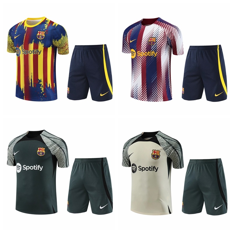 2023 24 Temporada Barcelona Entrenamiento Jersey Conjuntos Futbol Deportes Camisa Kits