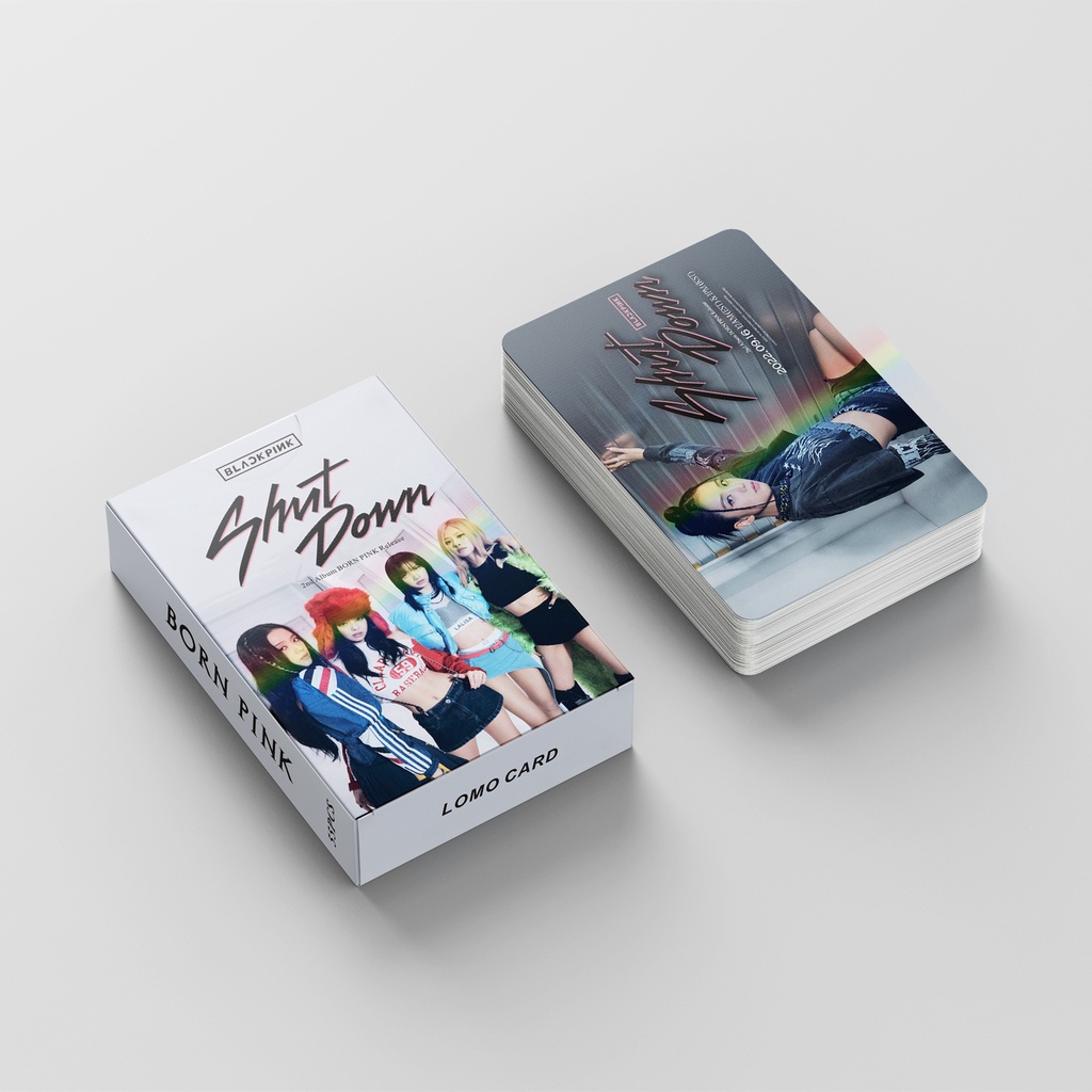 55pcs BP Láser Holográfico Lomo Tarjetas 7o Aniversario Álbum La Gira