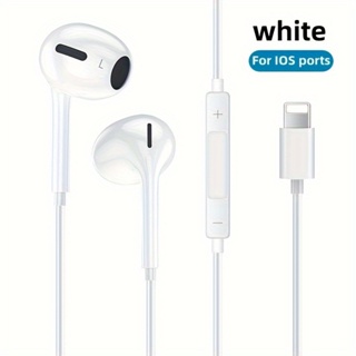 auriculares con cable para iphone 11 8 7 5 auriculares de 3,5mm en