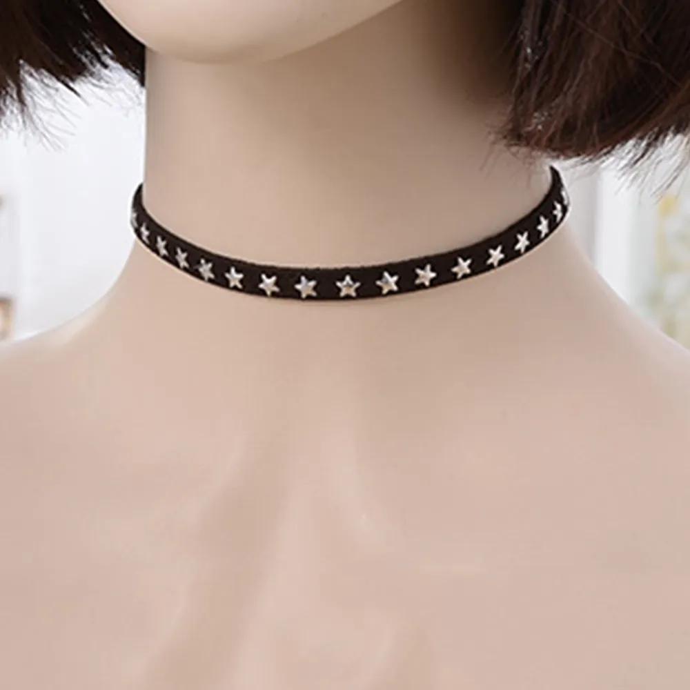 Harakuju Gótico Vintage Corto Estrella Gargantilla Para Las Mujeres Punk  Cuello Joyería Gótica Tatuaje Negro Terciopelo Collar De Regalo De La  Fiesta | Shopee México