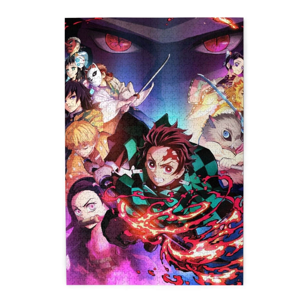 Demon Slayer Kimetsu No Yaiba Rompecabezas De Madera Inteligencia Educativa