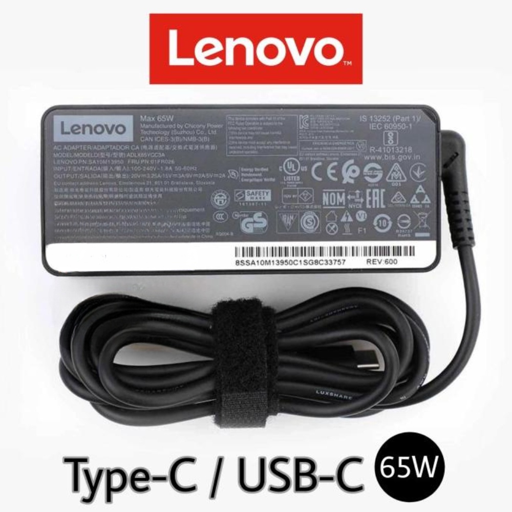 Cargador Lenovo Thinkpad L580 20v/3.25a 65w Punta Usb-c