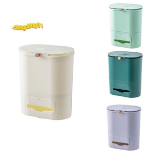 Comprar Cubo de basura montado en la pared de 8L, contenedor de basura  colgante para puerta de armario de cocina, contenedores de basura para  baño, inodoro, cubo de basura