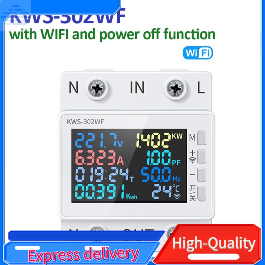 Medidor de energía WiFi bidireccional inteligente, Monitor de consumo de  electricidad, CA 110V, 220V, con abrazadera, CT, KWh, aplicación Tuya