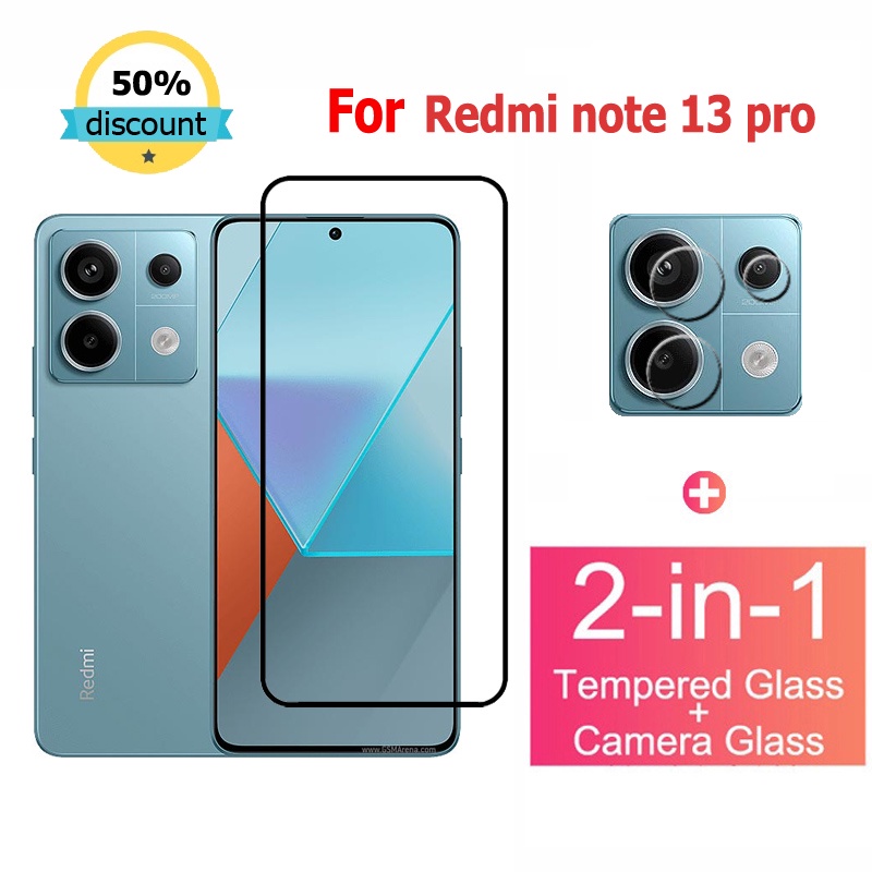 Protector de pantalla para Redmi Note 13 Pro, cristal templado para Xiaomi Redmi  Note 12 Pro