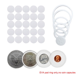 20 cápsulas de plástico transpente pa monedas, caja de colección