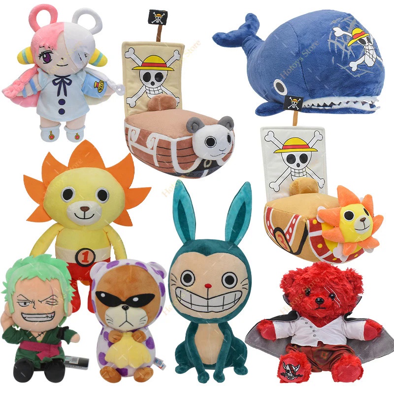 One Piece Peluche Gonbe Sunny Kun Going Merry Uta Chopper Munecas Anime Laboon El Sombrero De Paja Piratas Signo Isla Ballena Juguetes De Shopee Mexico