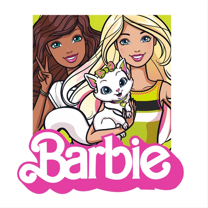 Nueva Muneca Barbie De Dibujos Animados De Planchado De Transferencia De Calor De Impresion De Ropa Lavable Pegatina Chica Creativa Bolsa De Bricolaje Sombrero De Los Ninos Regalo Exquisito Y Lindo De...