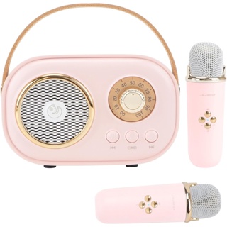 Máquina de karaoke para niños con 2 micrófonos, juguetes para cantar para  niños, máquina de canto de karaoke con Bluetooth, altavoz de grabación para