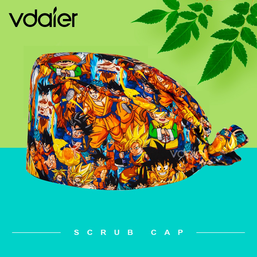 Dragon Ball Impresión Médico Sala De Operaciones Quirúrgicas Gorras