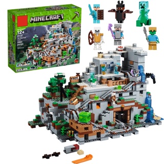 Lego minecraft la 2025 cueva en la montaña