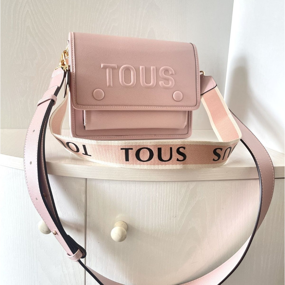 TOUS Bolso Brunock con cadena para mujer, Beige