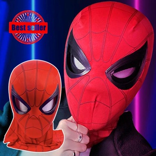 Máscara de fieltro roja súper araña / Máscara de fieltro de