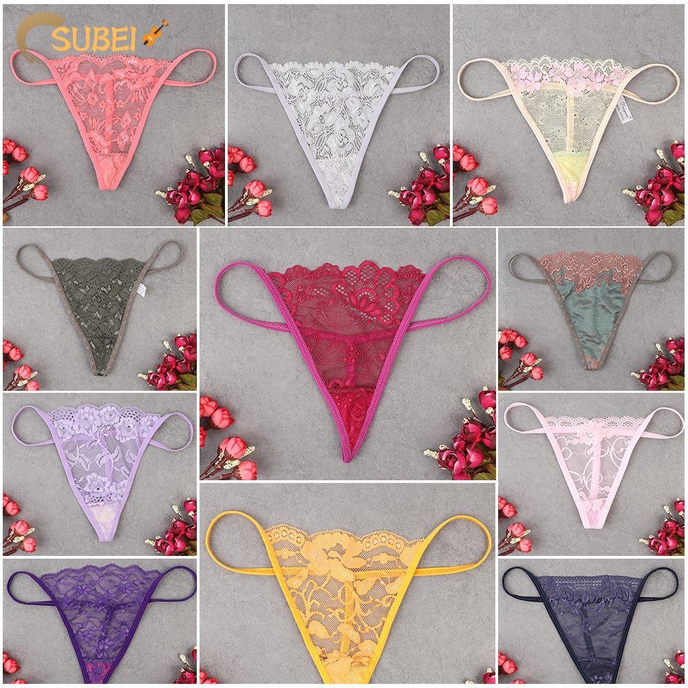 SUBEI 1pcs Random New Sexy Lencer a Sin Costuras Encaje Bragas