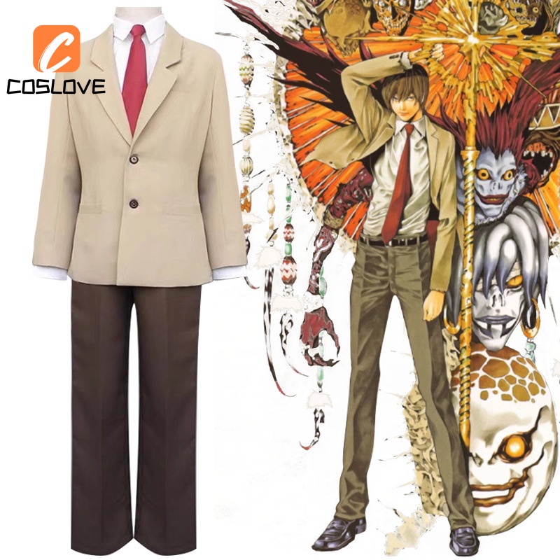 Anime Death Note Yagami Light Cosplay Full Set Traje Para Hombre ...