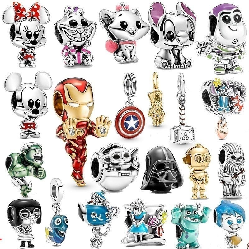 Charms 2024 Encantos De Camaleon 925 Plata Brillante En La Oscuridad Bombilla Charm Fit Pandora Pulsera Colgante DIY