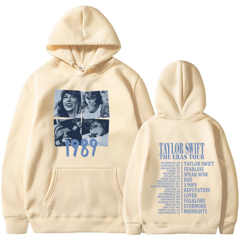 thumbnail image 1 of 2023 Nuevo Taylor Swift The Eras Tour Concert Merch Hombres/Mujeres Sudadera Con Capucha Diseño Ayuda Ropa Misma Unisex Streetwear Chamarra Top, 1 of 4