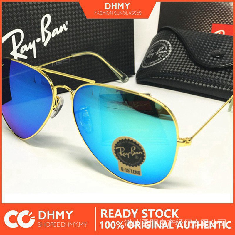 Ray ban rayban piloto de vidrio polarizado moda FJ32 gafas oMsn ...