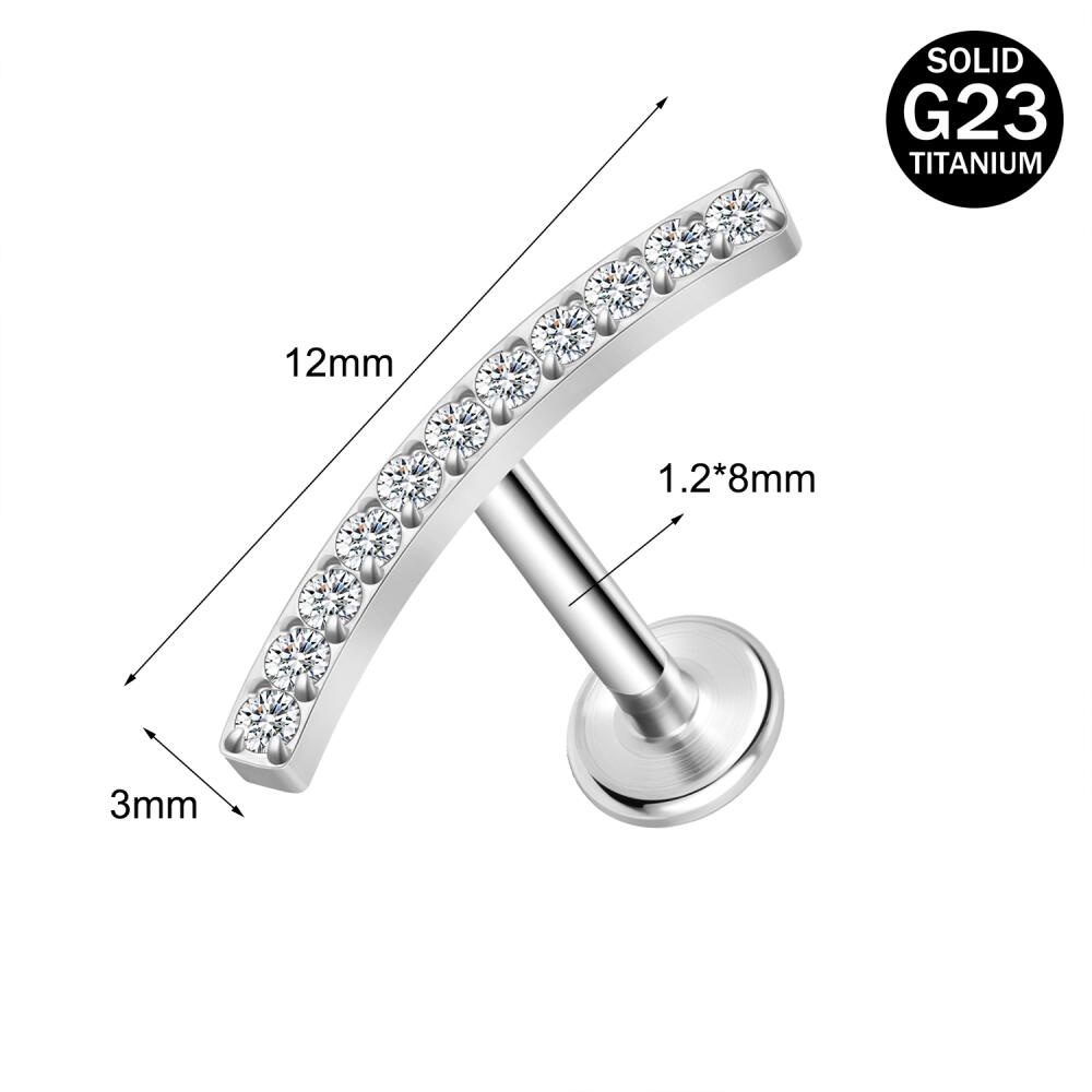 Micro labret stud tragus store